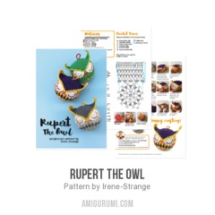 Rupert the Owl amigurumi pattern by Irene Strange