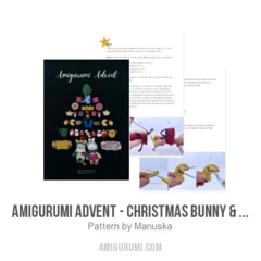 Amigurumi Advent - Christmas Bunny & Mouse amigurumi pattern by Manuska