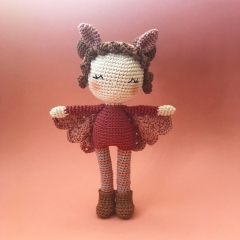 Bailey, the bat girl  amigurumi pattern by Manuska