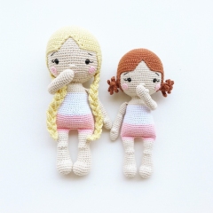Elina doll and her Outfits amigurumi by zipzipdreams