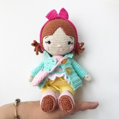 Elina doll and her Outfits amigurumi pattern by zipzipdreams