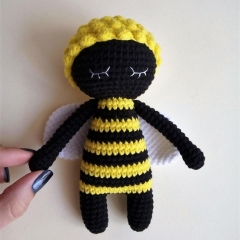 Bee Sleepy Doll amigurumi by Nelly Handmade