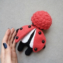 Ladybird Sleepy Doll amigurumi pattern by Nelly Handmade