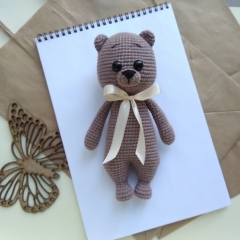 Mika the Bear amigurumi pattern by Nelly Handmade