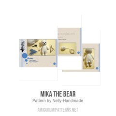 Mika the Bear amigurumi pattern by Nelly Handmade
