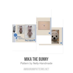 Mika the Bunny amigurumi pattern by Nelly Handmade
