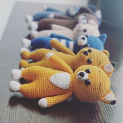 Mika the Fox amigurumi by Nelly Handmade