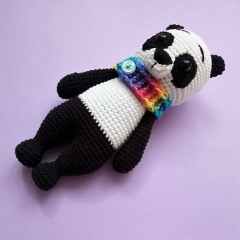 Panda Bear Mika amigurumi pattern by Nelly Handmade