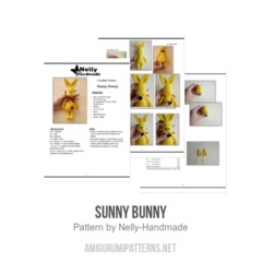 Sunny Bunny amigurumi pattern by Nelly Handmade