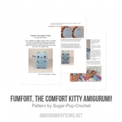 Fumfort, the Comfort Kitty Amigurumi! amigurumi pattern by Sugar Pop Crochet