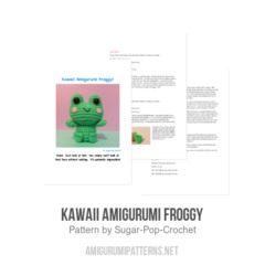 Kawaii Amigurumi Froggy amigurumi pattern by Sugar Pop Crochet