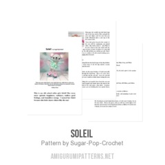 Soleil  amigurumi pattern by Sugar Pop Crochet