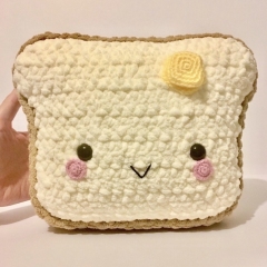 Toasty, Amigurumi Buttered Bread in 3 Sizes amigurumi by Sugar Pop Crochet