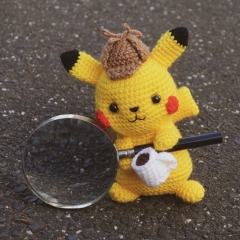 Pikachu (The Detective) amigurumi by Sundot Attack