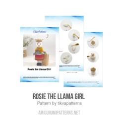 Rosie the Llama Girl  amigurumi pattern by tikvapatterns