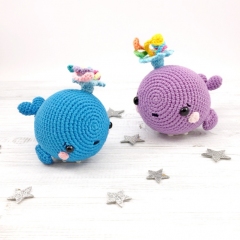 Walice the Baby Whale amigurumi by tikvapatterns