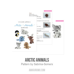 Arctic Animals amigurumi pattern by Sabrina Somers