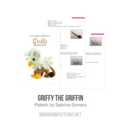 Griffy the griffin amigurumi pattern by Sabrina Somers