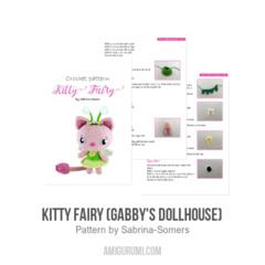 Kitty Fairy (Gabby's Dollhouse) amigurumi pattern by Sabrina Somers