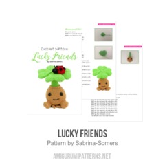 Lucky Friends amigurumi pattern by Sabrina Somers