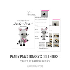 Pandy Paws (Gabby's Dollhouse) amigurumi pattern by Sabrina Somers