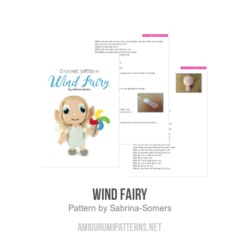 Wind Fairy amigurumi pattern by Sabrina Somers