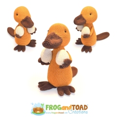 PAYO the Papa Duck Billed Platypus amigurumi pattern by FROGandTOAD Creations