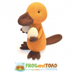 PAYO the Papa Duck Billed Platypus amigurumi by FROGandTOAD Creations