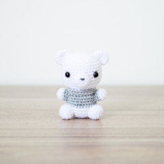 Baby - Polar Bear amigurumi pattern by Bunnies and Yarn