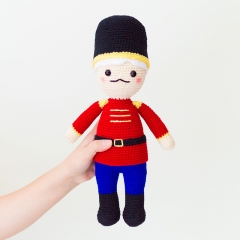 Carter the Nutcracker amigurumi pattern by Bunnies and Yarn