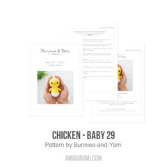 Chicken - Baby 29 amigurumi pattern by Bunnies and Yarn
