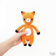 Sweet Fox amigurumi by Bunnies and Yarn