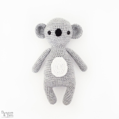 Sweet Koala amigurumi by Bunnies and Yarn