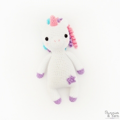 Sweet Unicorn amigurumi by Bunnies and Yarn