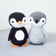 Yves the Lovely Penguin amigurumi by Bunnies and Yarn