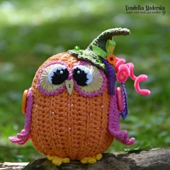 Pumpkin Owl amigurumi by VendulkaM