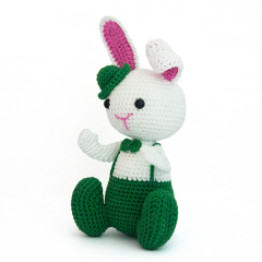 The Irish Bunny amigurumi by Mi fil mi calin