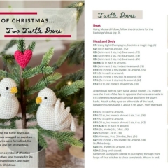 12 Days of Christmas Ornaments amigurumi pattern by Crochet to Play