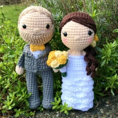 Bride and Groom amigurumi by Crochet to Play