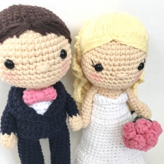Bride and Groom amigurumi pattern by Crochet to Play