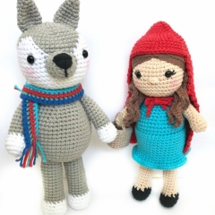 Little Red & the Wolf amigurumi by Crochet to Play