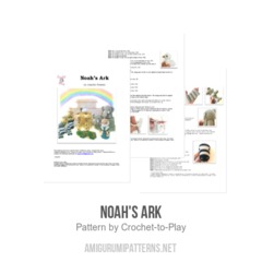 Noah's Ark amigurumi pattern by Crochet to Play
