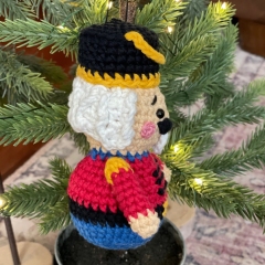 Nutcracker Ornament amigurumi pattern by Crochet to Play
