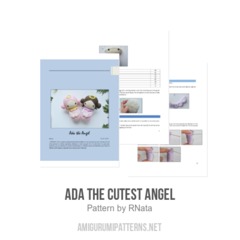 Ada the cutest Angel amigurumi pattern by RNata