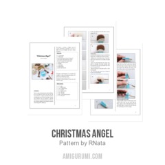 Christmas Angel amigurumi pattern by RNata