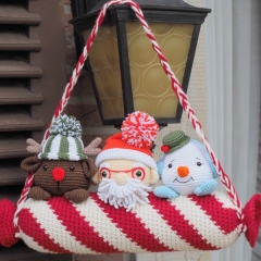 Christmas Candy with Friends amigurumi pattern by RNata