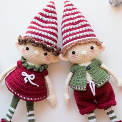 Christmas Elves amigurumi by RNata