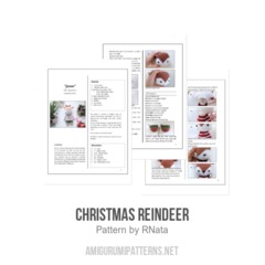 Christmas Reindeer amigurumi pattern by RNata