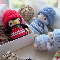 Christmas decoration: rocking horse, reindeer, penguin and angel amigurumi pattern by RNata