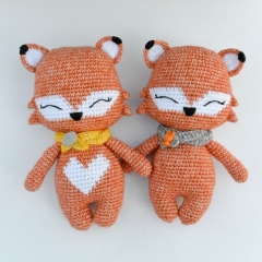 Crochet Fox amigurumi pattern by RNata